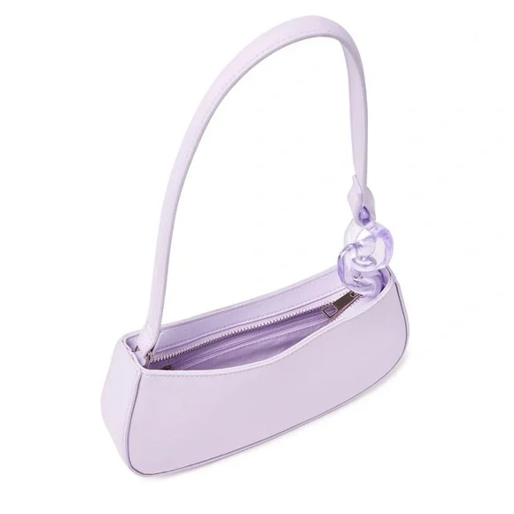 NOBO Lavender Top Zip Shoulder Bag, NWT - Picture 8 of 9